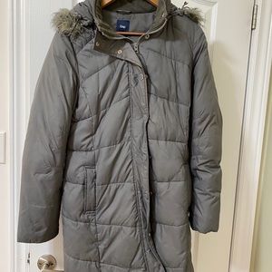 Gap down puffer jacket